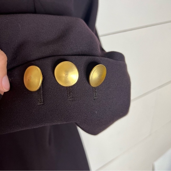 escada margaretha ley vintage deep dark purple blazer - Picture 10 of 11